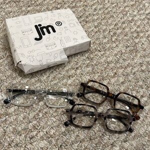 JM +125 reading glasses 3 pair